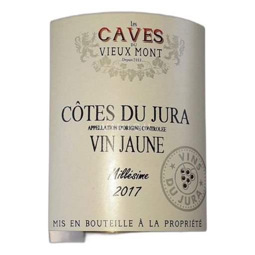Jura Côtes du Jura Les Caves du Vieux Mont Vin jaune 2017