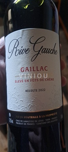 Lounais-Ranska Gaillac Cave de Labastide de Lévis Rive Gauche 2022