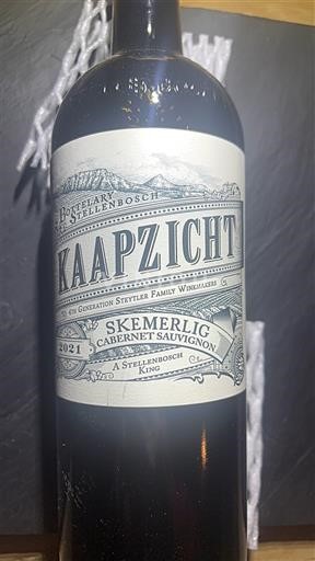 Obalna regija Stellenbosch Château Kaapzicht Skemerlig 2021