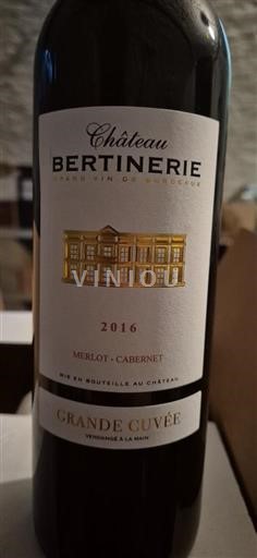 Bordeaux Blaye-Côtes-de-Bordeaux Château Bertinerie Grande 2016