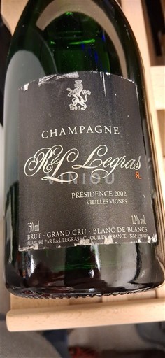 Champagne Grand Cru R&L Legras Présidence Vieilles Vignes 2002