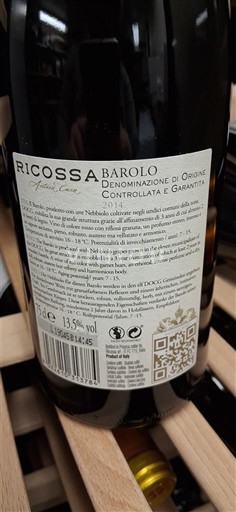 Piemont Barolo Ricossa Jenå Reklam 2019 2014