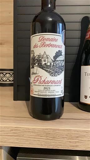 Sud-Vest Pécharmant Domaine S Bertrannoux 2021