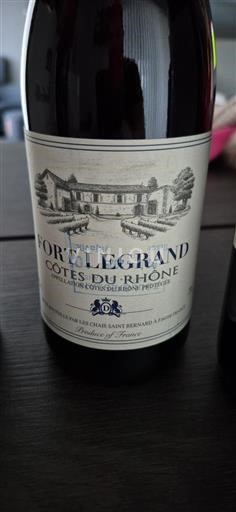 Rona dolina Côtes-du-Rhône Fort Legrand Neleten.