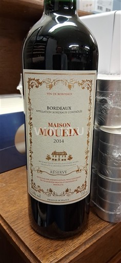 Bordeaux Maison Mouiex Réserve 2014