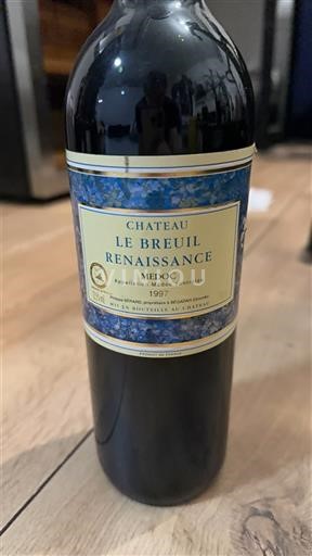 Burdeos Médoc Château Le Breuil Renaissance 1997