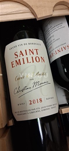 Bordeaux Saint-Émilion Christian Moueix de l'Amitié 2018