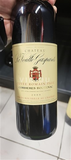 Languedoc Corbières-boutenac Château La Voulte-Gasparets Romain Paul 2008