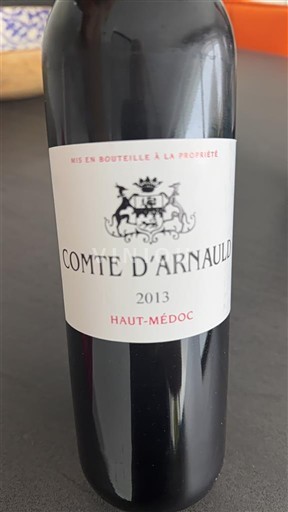 Bordeaux Haut-Médoc Comte d'Arnauld 2013