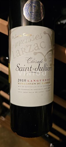 Languedoc Terrasses-du-Larzac Clos de Saint-Julien 2010