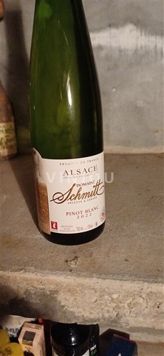 Alsace Domaine Schmitt Pinot blanc 2022 2022