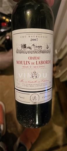 Bordeaux Haut-Médoc Château Moulin de Laborde Collection 2007