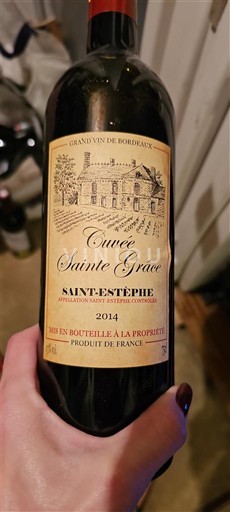 Bordeaux Saint-Estèphe Cuvée Sainte Grâce Sainte Grâce 2014