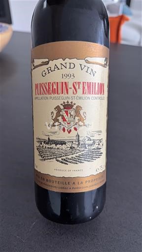 Burdeos Puisseguin-saint-émilion Grand Vin 1993