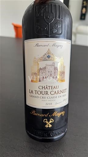 Bordeaux Haut-Médoc Château La Tour Carnet Grand Cru Classé 2018