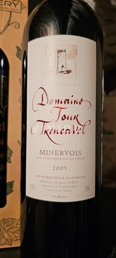 Languedoc Minervois Domaine Tour Trencavel 2005