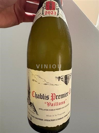 Burgundija Chablis premier cru Premier Cru Domaine Vincent Dauvissat Vaillons 2023