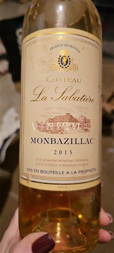Sydväst Monbazillac Château La Sabatière 2015