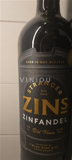 AVA din California Nespecificat Stranger Zins Old Vines 2019
