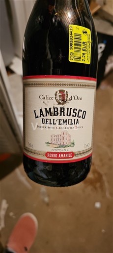 Emilia-Romagna Nespecificat Calice d'Oro Rosso Amabile Nemilésimat