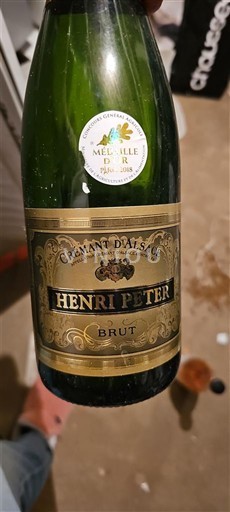 Ельзас Креман д'Альзас Henri Peter 2017