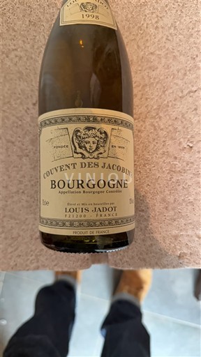 Bourgogne Louis Jadot Couvent des Jacobins 1998
