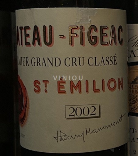 Bordeaux Saint-Émilion Grand Cru Château Figeac grand cru classé Grand cru classé 2002