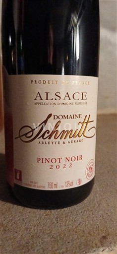 Alsace Domaine Schmitt 2022