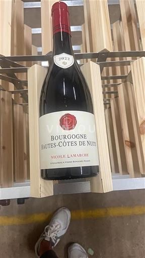 Vin Rouge sec Nicole Lamarche 2022 France Bourgogne Hautes Côtes de nuits AOC