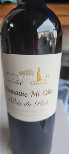 Languedoc și Roussillon Dealurile Béziers Domaine Mi-Côte l'Orée du Bois 2023