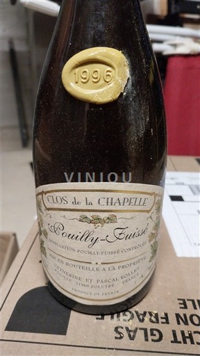 Burgundi Pouilly-fuissé Clos de la Chapelle 1996