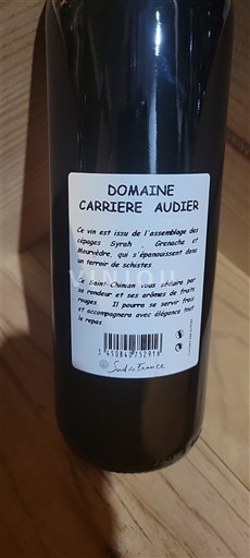 Languedoc Saint-Chinian Domaine Carrière Audier Ei vuosikertaa
