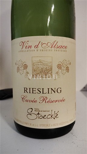 Alsace Stoecklé Riesling Réservée 2024
