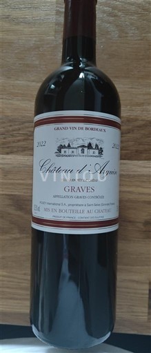 Bordeaux Graves Château Arguin 2022
