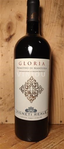 Puglia Primitivo di Manduria Vigneti Reale Gloria 2016