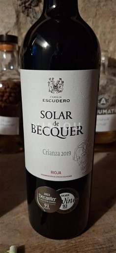 La Rioja Rioja Escudero Solar de Becquer Crianza 2019