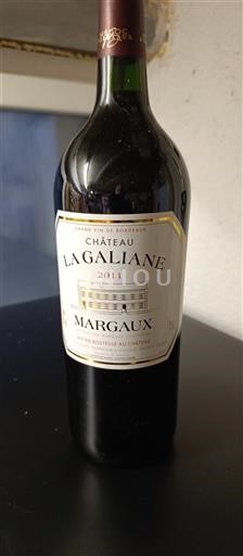 Bordeaux Margaux Château La Galiane 2011