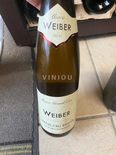 Alsace Ikke specificeret Grand Cru Weiber Grand Cru Brand Gewurztraminer 2016