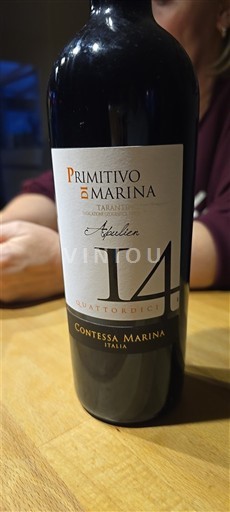 Puglia Primitivo di Manduria Contessa Marina Primitivo di Marina 14 2023