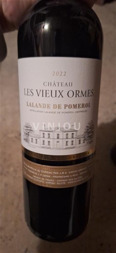 Bordeaux Lalande-de-Pomerol Château Les Vieux Ormes 2022
