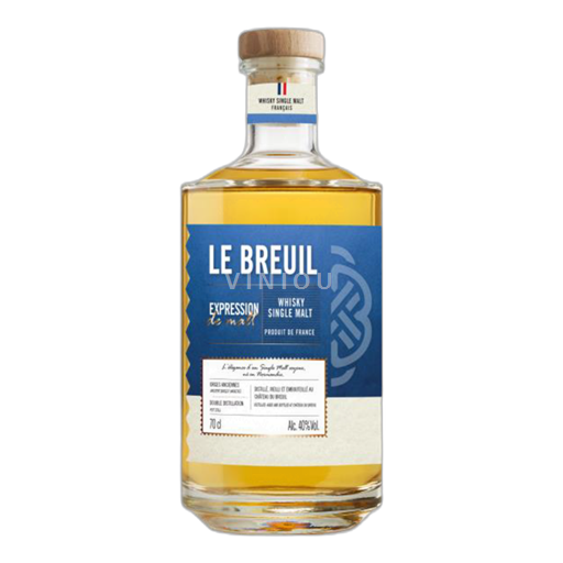 Whisky Rượu Whisky Single Malt Le Breuil Expression de Malt Single Malt Château Breuil  Pháp Chưa xác định Không được chỉ định