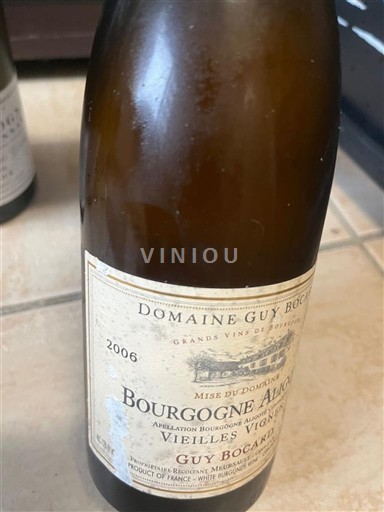 Burgundsko Bourgogne-aligoté Domaine Guy Bocard Vieilles Vignes 2006