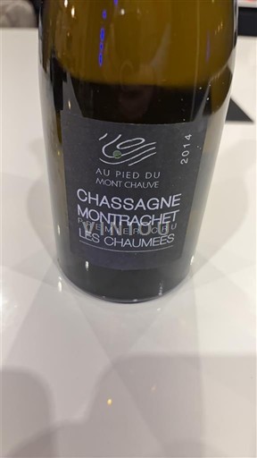 Víno Blanc sec Les Chaumées Au Pied du Mont Chauve 2014 Francie Burgundsko Chassagne-montrachet AOC Premier Cru