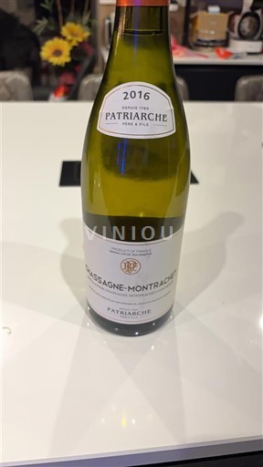Víno Blanc sec Patriarche Père et Fils 2016 Francie Burgundsko Chassagne-montrachet AOC