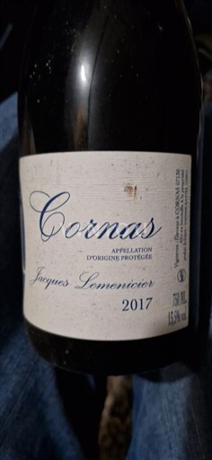 Rhône-dalen Cornas Jacques Lemencier 2017