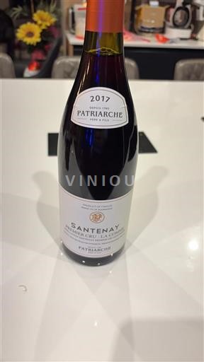 Víno Rouge sec Patriarche 2017 Francie Burgundsko Santenay AOC Premier Cru