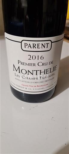 Burgundia Monthélie Premier Cru Parent Les Champs Fulliots 2016