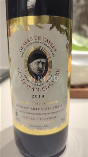 Bordeaux Graves-de-Vayres Château Coin La Mothe Jean-Édouard 2018