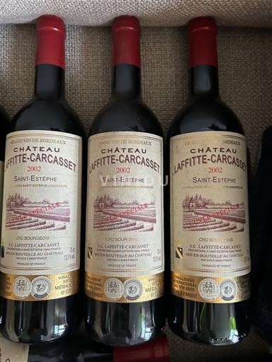 Bordeaux Saint-Estèphe Château Laffitte Carcasset Spéciale 2002