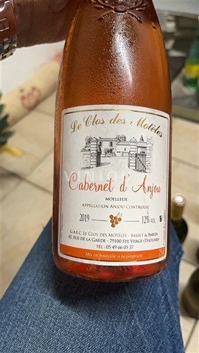 Loiren laakso Cabernet-d'Anjou Le Clos des Moëlles 2019
